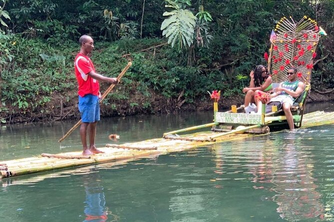 #1 Bamboo Rafting With foot Massage - Food, rum punch, and other extras