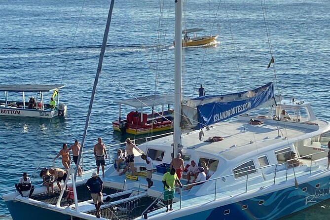 4 Hours Party Boat Catamaran Cruise in Negril - Montego Bay to Negril, with the road trip built in