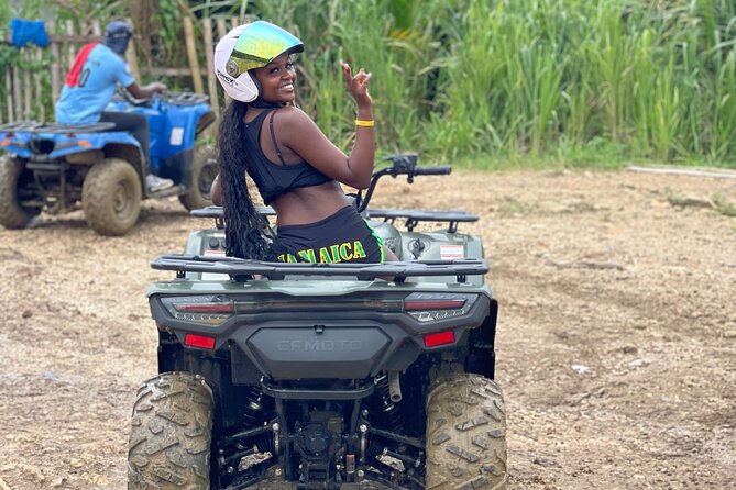 ATV and Bamboo Rafting With limestone foot massage and transport - The ride from Montego Bay with M&M Toursja
