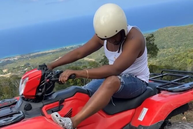 ATV , Bamboo Rafting & Horseback Riding tour from Montego bay - ATV riding through the Jamaican countryside
