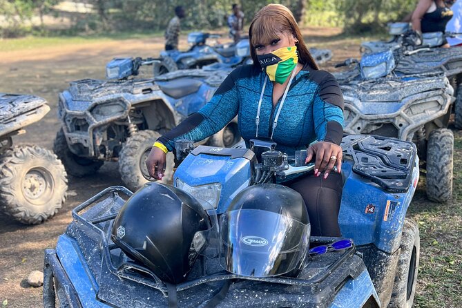 ATV & Bamboo Rafting With Limestone Foot Massage. - Floating the river with Yakini or Jerome