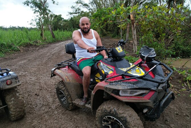 ATV Jungle Ride, Zipline and Ricks Cafe from Montego Bay - The Jamaican adventure begins with a long, muddy ATV ride