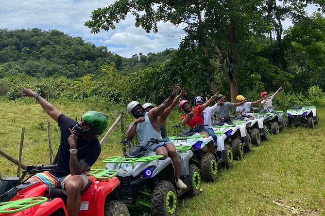 ATV Jungle Safari Tour from Montego Bay - Learning the controls before the jungle trail