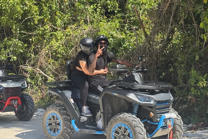 Atv ride in Montego Bay - The first muddy trails through Unity Hall