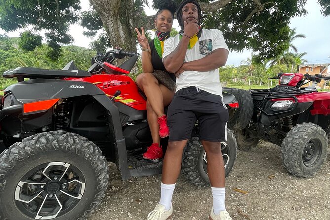 ATV Tour, Limestone Bamboo Rafting and Transportation - A quick look at the Montego Bay ATV and rafting combination