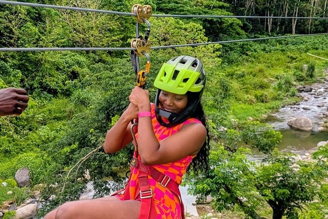 ATV Zipline Nature Walk Swing over Wishing River Kingston Jamaica - Who will get the most from the $100 price
