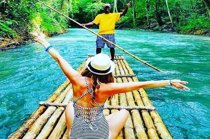 Authentic Jamaican Bamboo Rafting Tour from Montego Bay - Calm water brings time to swim and rest