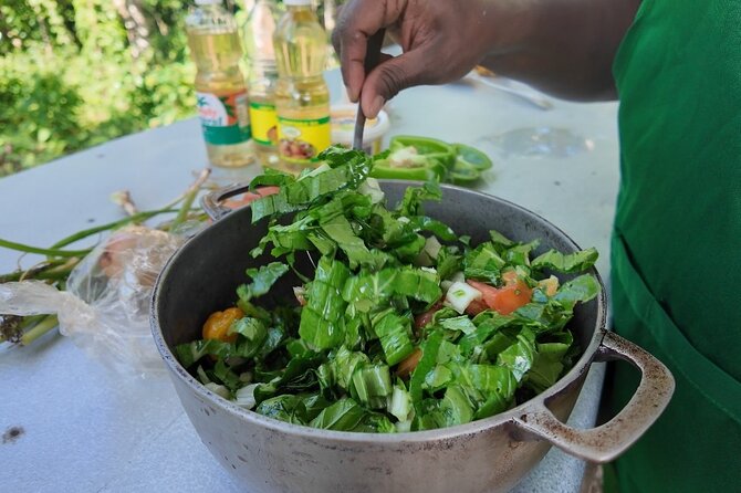 Authentic Jamaican Cooking Experience in the Mountain from mobay - Cooking Over an Outdoor Wood Fire