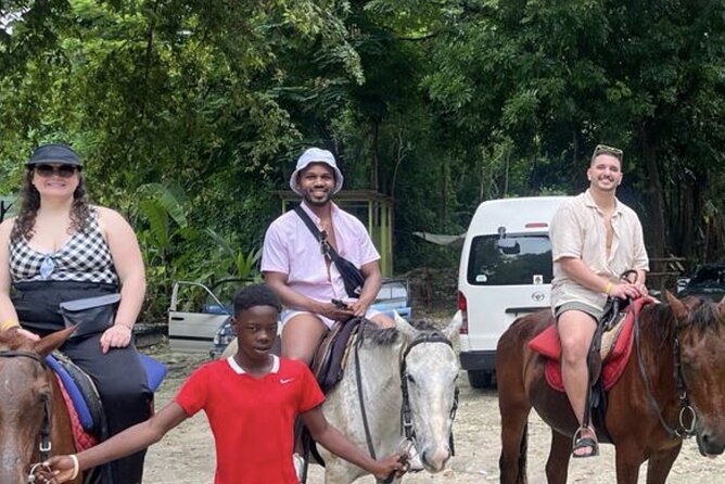 Bamboo Rafting and HorseBack Riding Excursion in OchoRios Jamaica - From St. Ann’s Bay to the beach on horseback