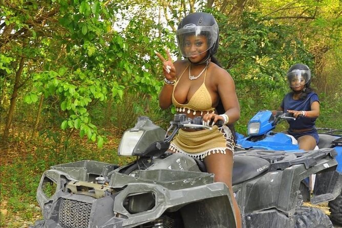 Bamboo Rafting, ATV, Horseback Riding & zipline - Montego Bay - Trading the raft for an ATV
