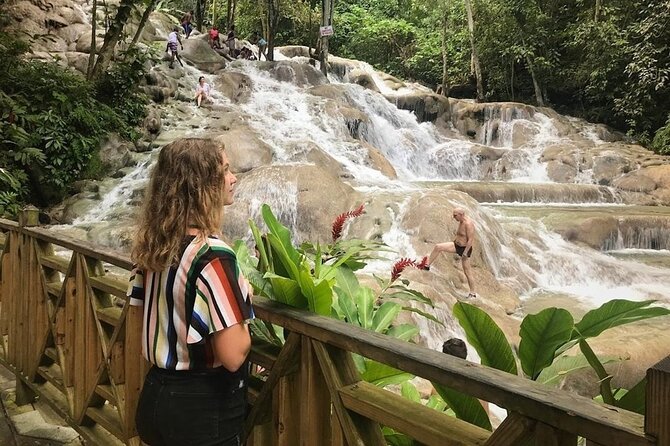 Bamboo Rafting, Dunn's River Falls and Horseback Riding Private Tour - Climbing Dunn’s River Falls in a two-hour visit