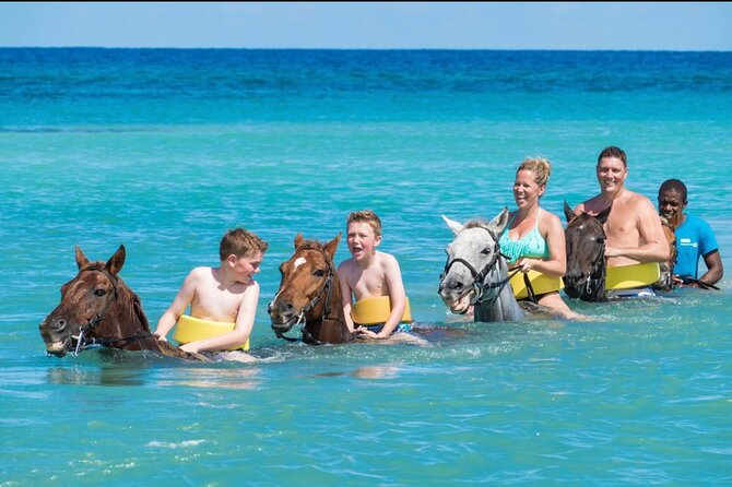 Bamboo Rafting & Horseback -dunns river Transportation Included - From the raft to the saddle