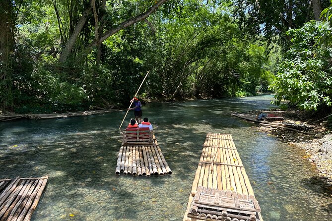 Bamboo Rafting & Horseback Ride n Swim Guided Tour In Montego Bay - Riding through the countryside at Braco Stables