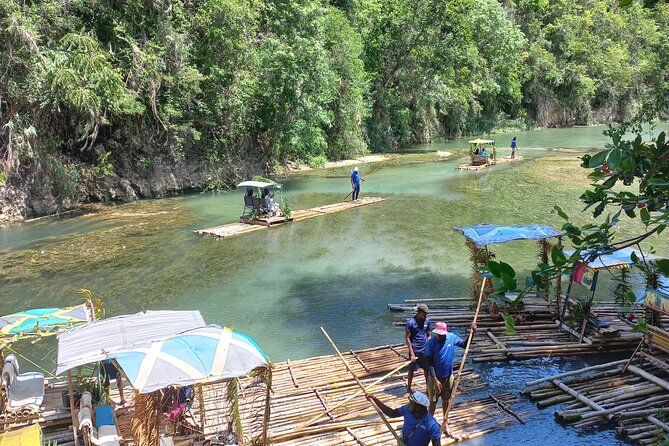 Bamboo Rafting in Ocho Rios - Albert makes the transport part count