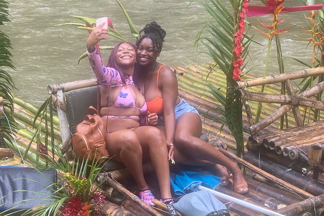 Bamboo Rafting & Limestone Foot Massage from Montego Bay - The limestone foot massage beside the river