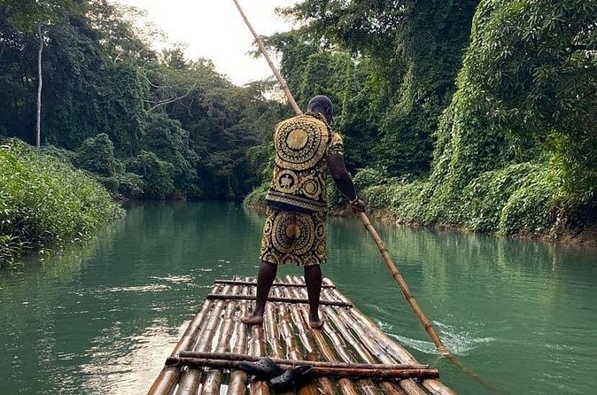 Bamboo Rafting Tour with Limestone Foot Massage in Montego Bay - Fruit, music, and conversation add a Jamaican layer