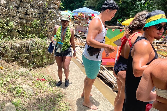 Bamboo Rafting w/ Limestone Massage Montego Bay Jamaica - A Gentle River Ride Near Montego Bay