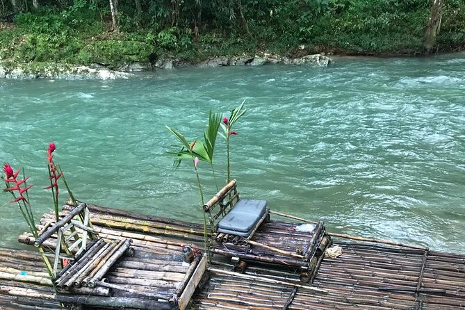 Bamboo Rafting with lime stone - A slow ride on Jamaica’s Lethe River