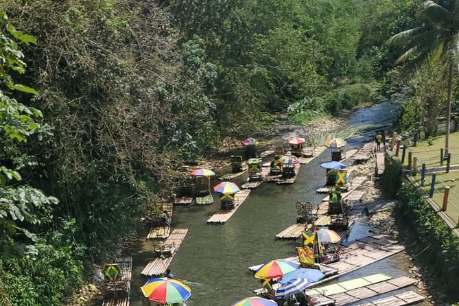 Bamboo Rafting with lime stone - Who will enjoy this river experience most?