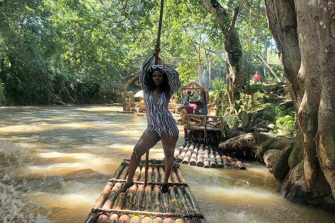 bamboo rafting with limestone foot massage - Seasonal fruit, herbs, and a real community visit