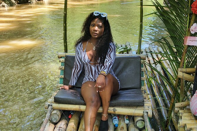 bamboo rafting with limestone foot massage - The return trip and souvenir stop