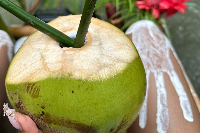 Bamboo rafting with limestone massage - Champagne, coconut, and fresh fruit
