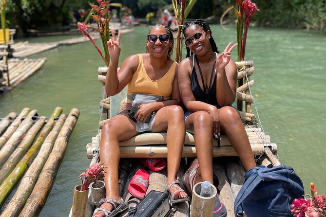 Bamboo Rafting with Limestone Massage from Montego Bay - The guides can shape the whole day