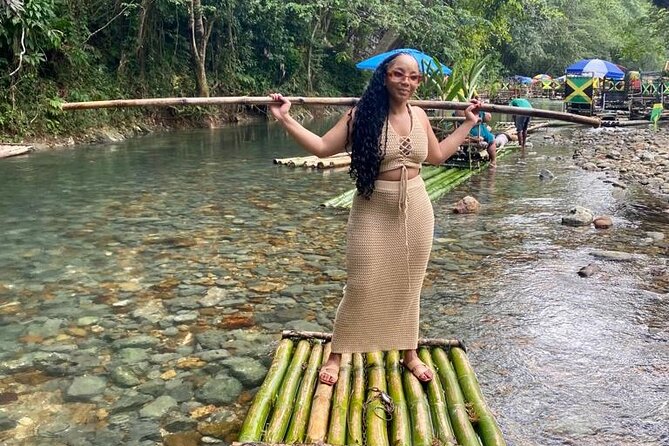 Bamboo River Rafting & horse back riding in Montego Bay - Falmouth horseback riding, with time in the water