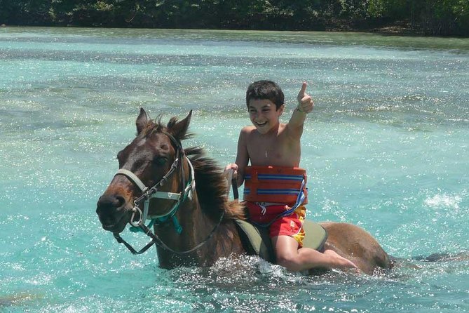 Beach Horseback Riding and Dunn’s River Falls - Saddling up for the Hooves ride