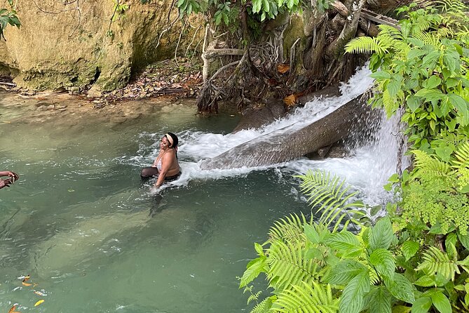 Benta River & Falls Private Tour From Montego Bay - An underwater cave and mud bath broaden the experience
