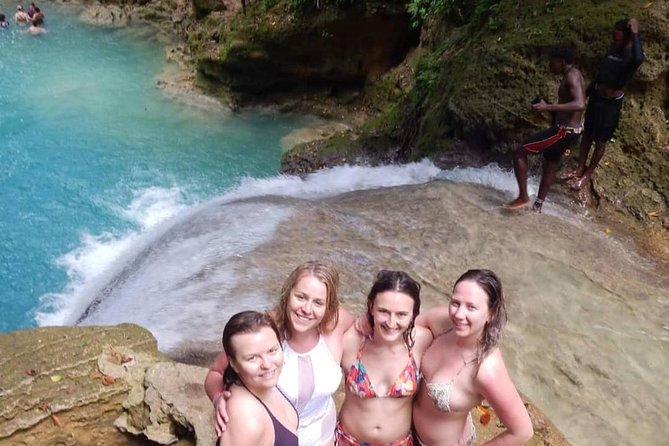 Blue Hole and ATV'S Ride Tour From Ocho Rios & Runaway Bay - Climbing the Blue Hole waterfalls