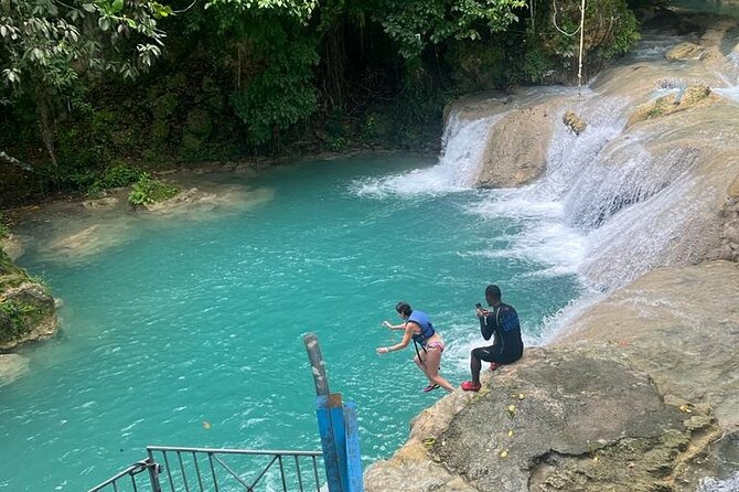 Blue Hole and Beach from Cruise ship Ports or Hotels in Ocho Rios - Ocho Rios Bay Beach: a softer second half