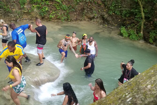 Blue Hole and Dunn's River Adventurous and hiking waterfalls from Ocho Rios - Two Ocho Rios waterfalls in one half-day