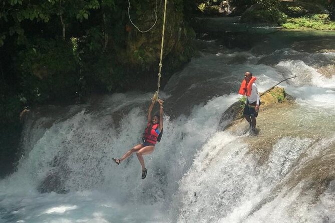 Blue Hole and Dunn's River Adventurous and hiking waterfalls from Ocho Rios - Group size, timing, and the feel of the outing
