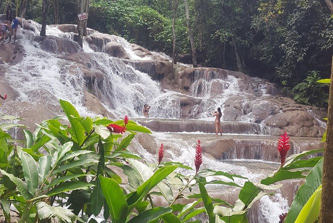 Blue Hole and Dunn's River Adventurous and hiking waterfalls from Ocho Rios - Starting with Blue Hole’s jumps and rope swing