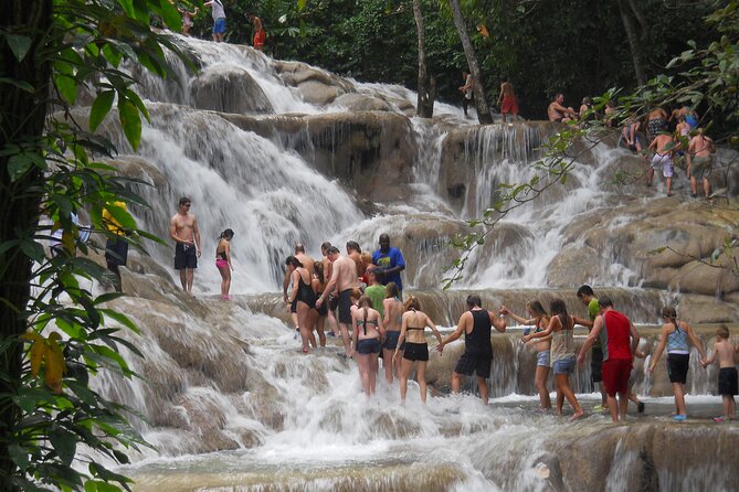 Blue Hole and Dunn’s River Falls Tour with Lunch and Cocktails at Reggae Hill - Guides can make or break the day