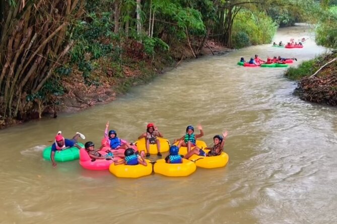 Blue Hole And River Rapids Adventure - The Blue Hole: cool water and waterfall climbing