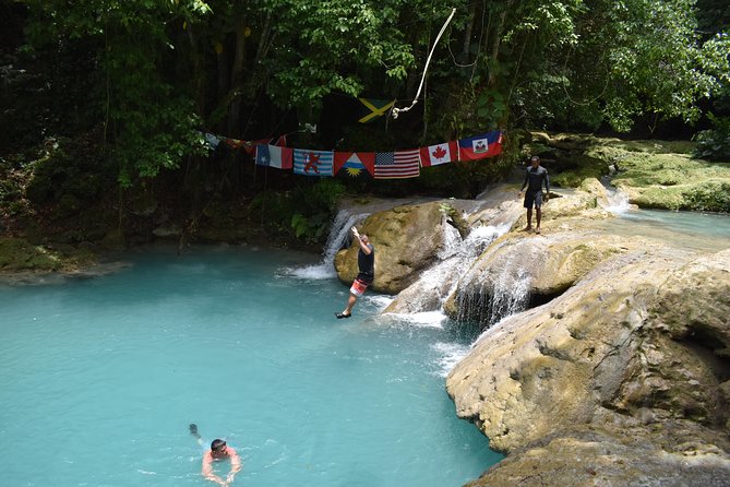 Blue Hole and Secret Falls Day Trip plus Shopping from Falmouth - Who will get the most from this day