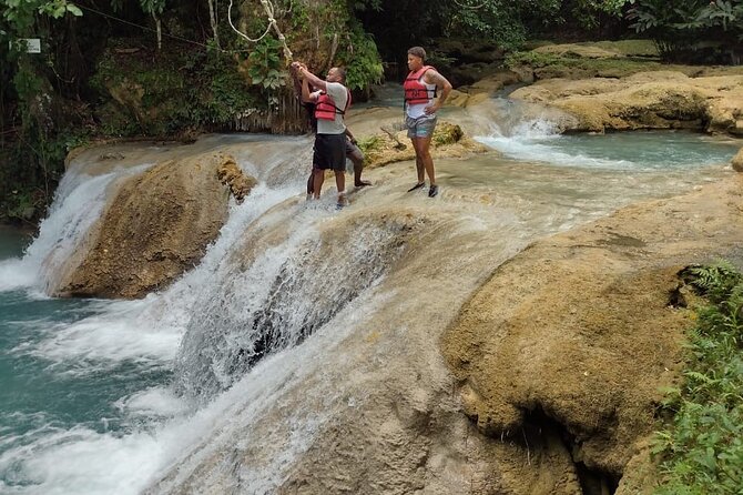 Blue Hole and Shopping in Ocho Rios Jamaica - Blue Hole first, shopping second