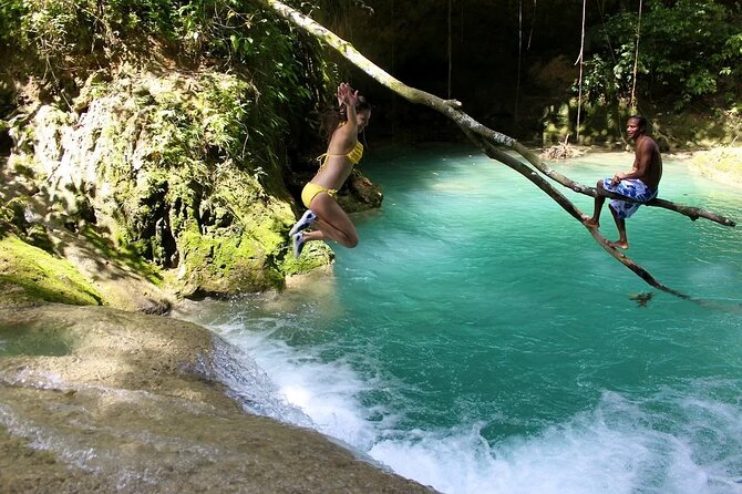 Blue Hole Falls with Horseback Ride Adventure from Montego Bay - Riding from St. Ann’s Bay to the Caribbean shore