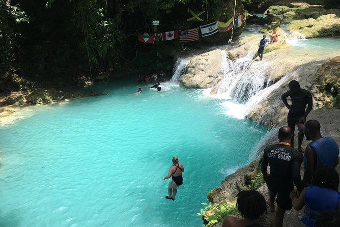 Blue Hole Jamaica Transportation Only - At Blue Hole: water, caves, hiking, and falls