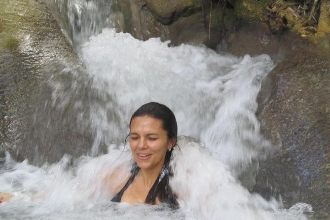Blue Hole plus Secret Falls and Dunns River Falls Combo from Falmouth Hotels - Blue Hole and Secret Falls: the active start