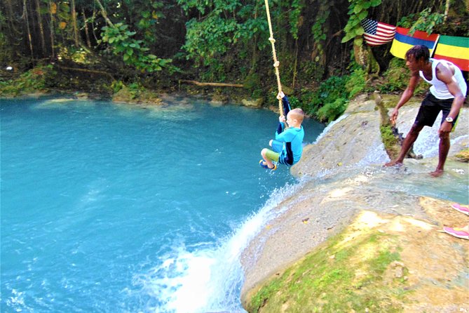 Blue Hole, Secret Falls, and Dunn's River Falls Combo Day-Trip - Dunn’s River Falls is the main physical challenge
