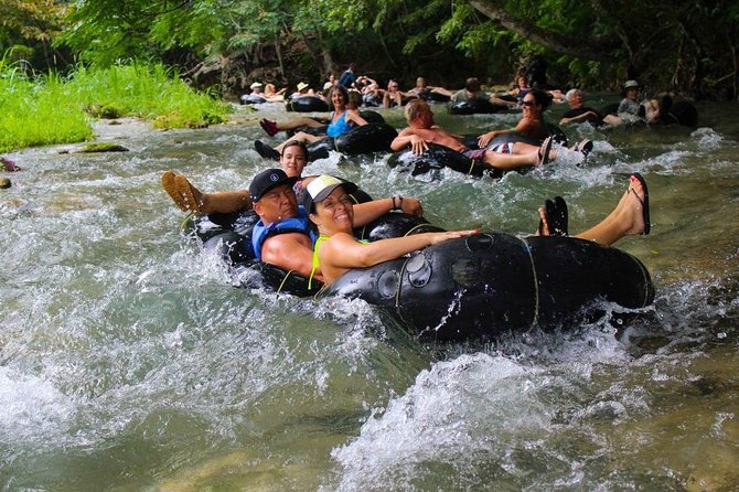 Blue Hole Secret Falls and River Tubing Tour - Blue Hole makes a strong first stop