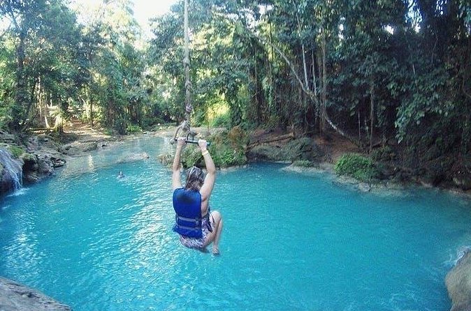 Blue Hole Secret Falls and River Tubing Tour - The guides are part of the experience