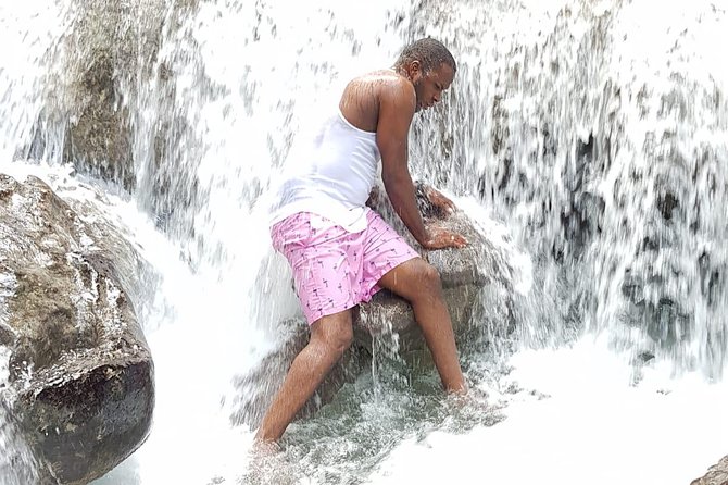 Blue Hole Water Falls (From Montego Bay & Falmouth) Private - The horse-in-water option can make the day special