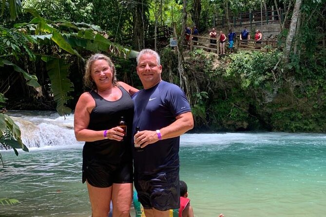 Blue Hole Water Falls (From Montego Bay & Falmouth) Private - Dunn’s River Falls gives you Jamaica’s famous climb