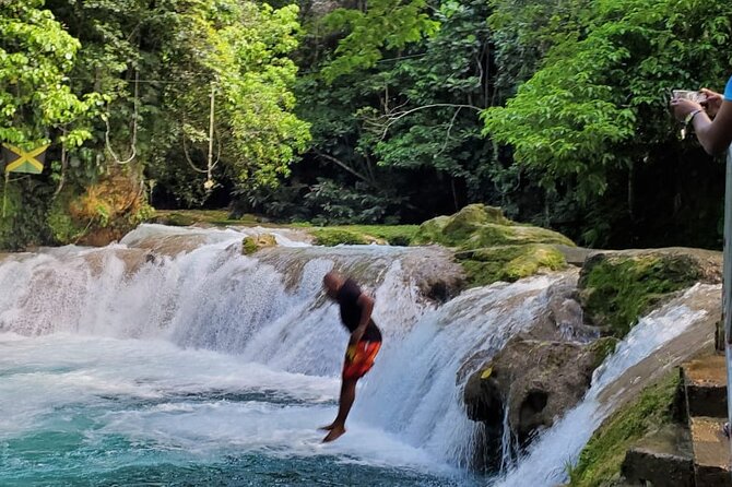 Blue Hole Waterfall Tour from Montego Bay - Runaway Bay carries a difficult story