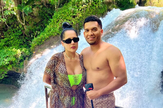 Blue Hole Waterfalls and Bamboo Rafting with Transportation - Blue Hole sets the tone with rope swings and spring-fed pools