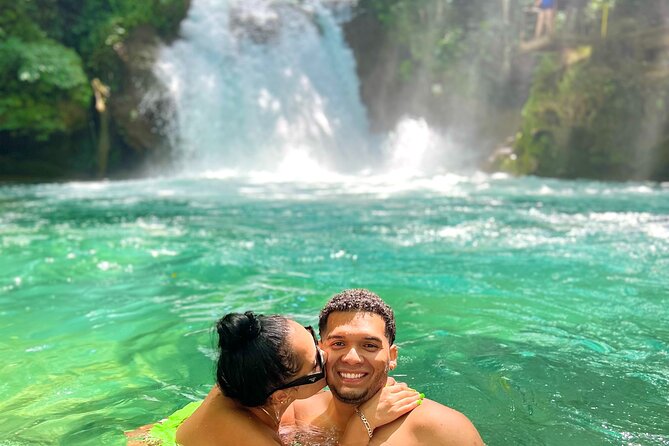 Blue Hole Waterfalls and Bamboo Rafting with Transportation - Great White River rafting brings the slowest part of the day